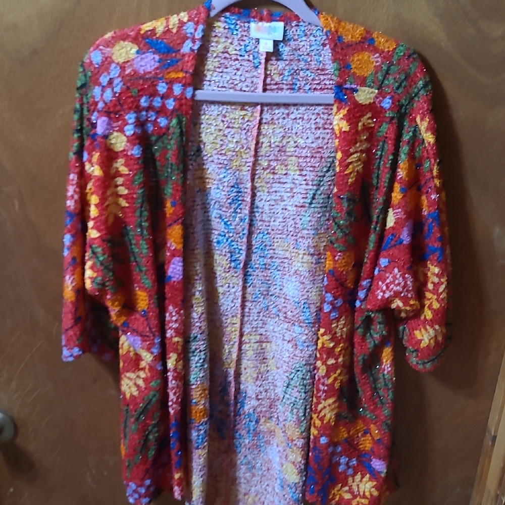 LuLaRoe Multicolor Textured Knit